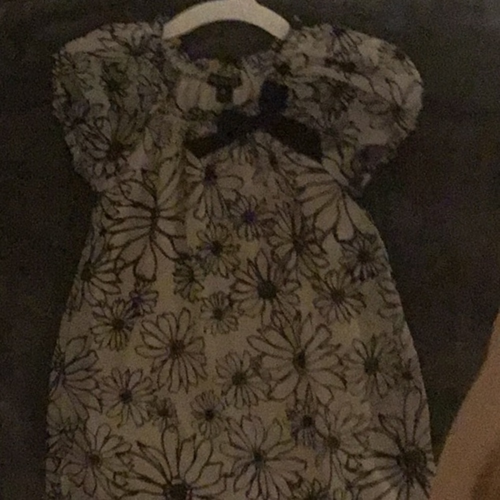 White and black blouse